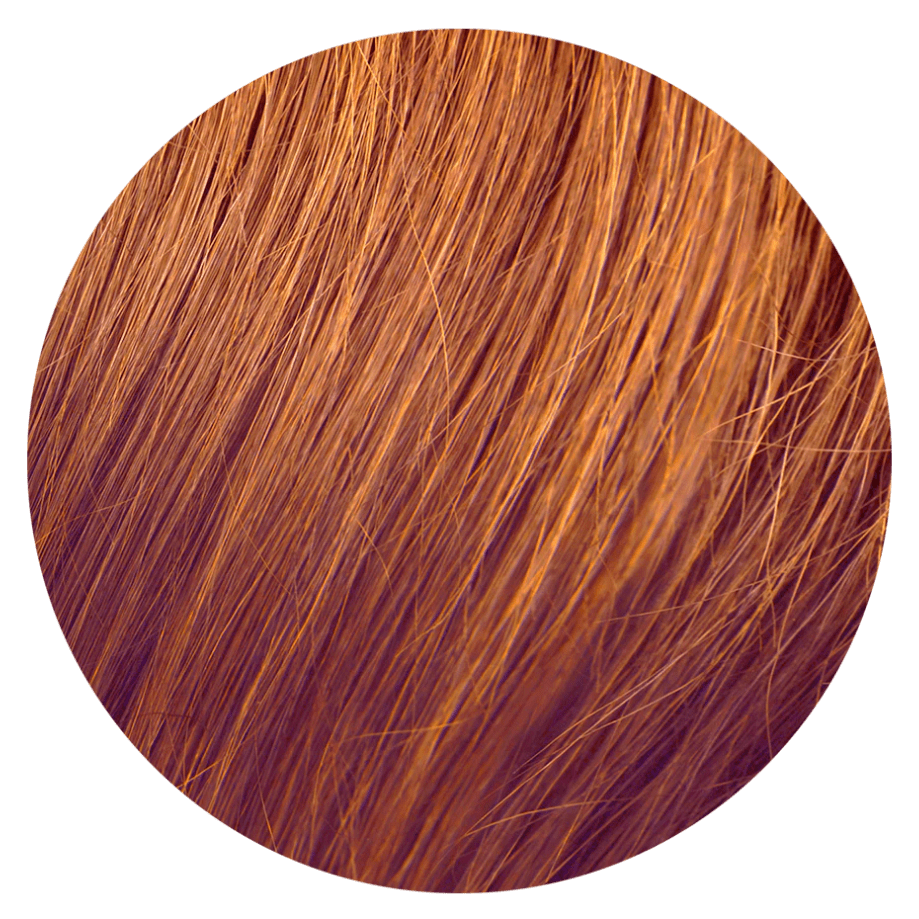 Hårträns/Weft - Human Dark Cooper #130 - Natural Hair