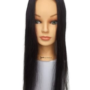 Löslugg- Straight Natural black # 1B Natural hair