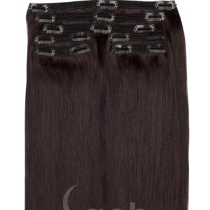 5 pieces Clip In Hair Extensions Natural Black Color 1B