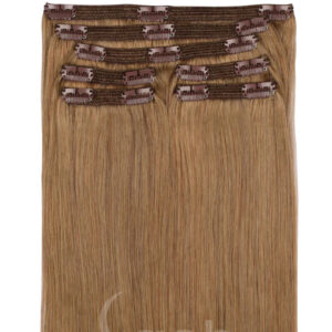 5 piece Clip in Hair Extensions Color #7A Slavic Ash Blonde
