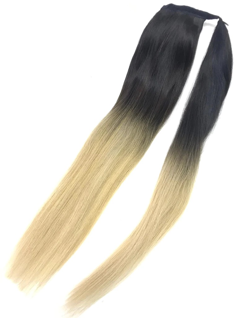 Ponytail - Straight Polynesian Pearls Ombre #1B-613F - Natural Hair