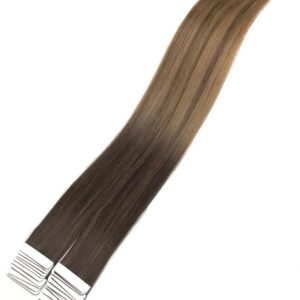 Tape Extensions - Brazilian Brunet Ombre & Balayage #4N-5N-7N-1/3-4N-7N - Natural Hair