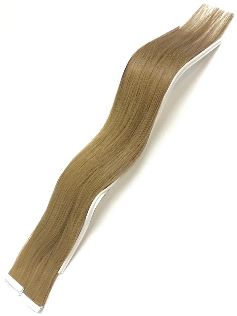 Tape Extensions - Golden Brown #12 - Natural Hair