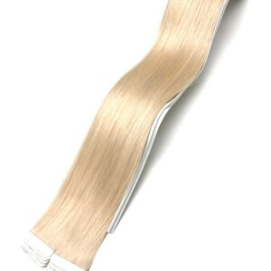 Tape Extensions -  Icy Ash Blonde #61 - Natural Hair