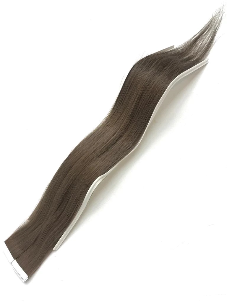 Tape Extensions - Ash Brown #7A - Natural Hair