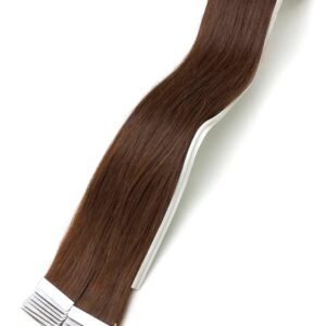 Tape Extensions - Chestnut Brown #6 - Natural Hair