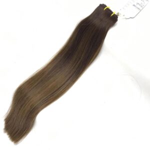 Hårträns/Weft - Natural 4N-5N-7N-1/3-4N-7N Brazilian Brunette Ombré & Balayage - Natural Hair