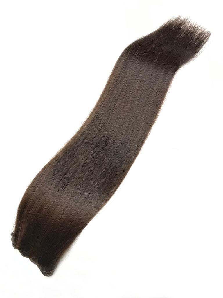 Hårträns /Weft- Human Light Brown #5N - Natural Hair