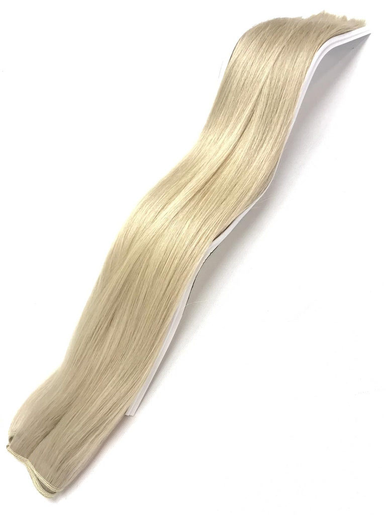 Hårträns/weft Human Icy Ash Blonde #61 - Natural Hair