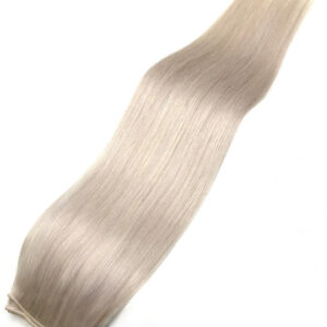 Hårträns /Weft- Human - Natural Hair Silver