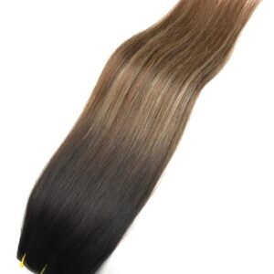 Hårträns/Weft - Human Dieago Ombre & Balayage #W3-1B-6-7-1B-101 1/3 - Natural Hair