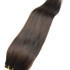 Hårträns/Weft - Human Dark Espresso #2 - Natural Hair