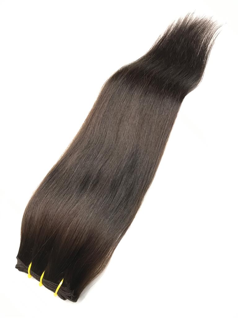 Hårträns/Weft - Human Dark Espresso #2 - Natural Hair