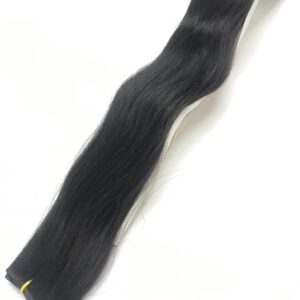 Hårträns/weft Human Natural Black #1B - Natural Hair